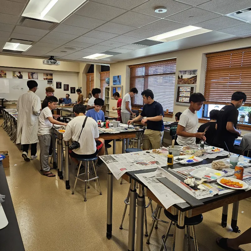 SLS students in art club