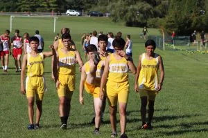 track team on outdoor field