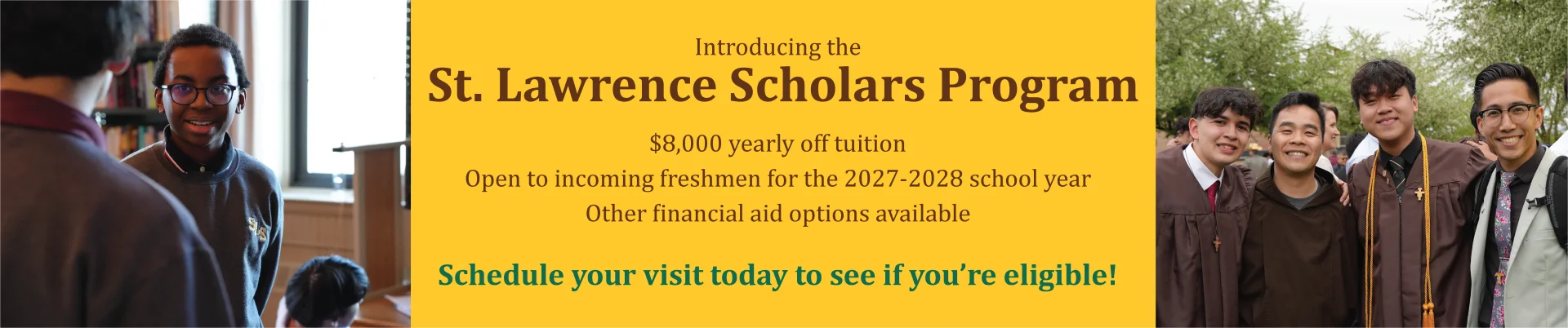 St. Lawrence Seminary merit scholarship opportunity