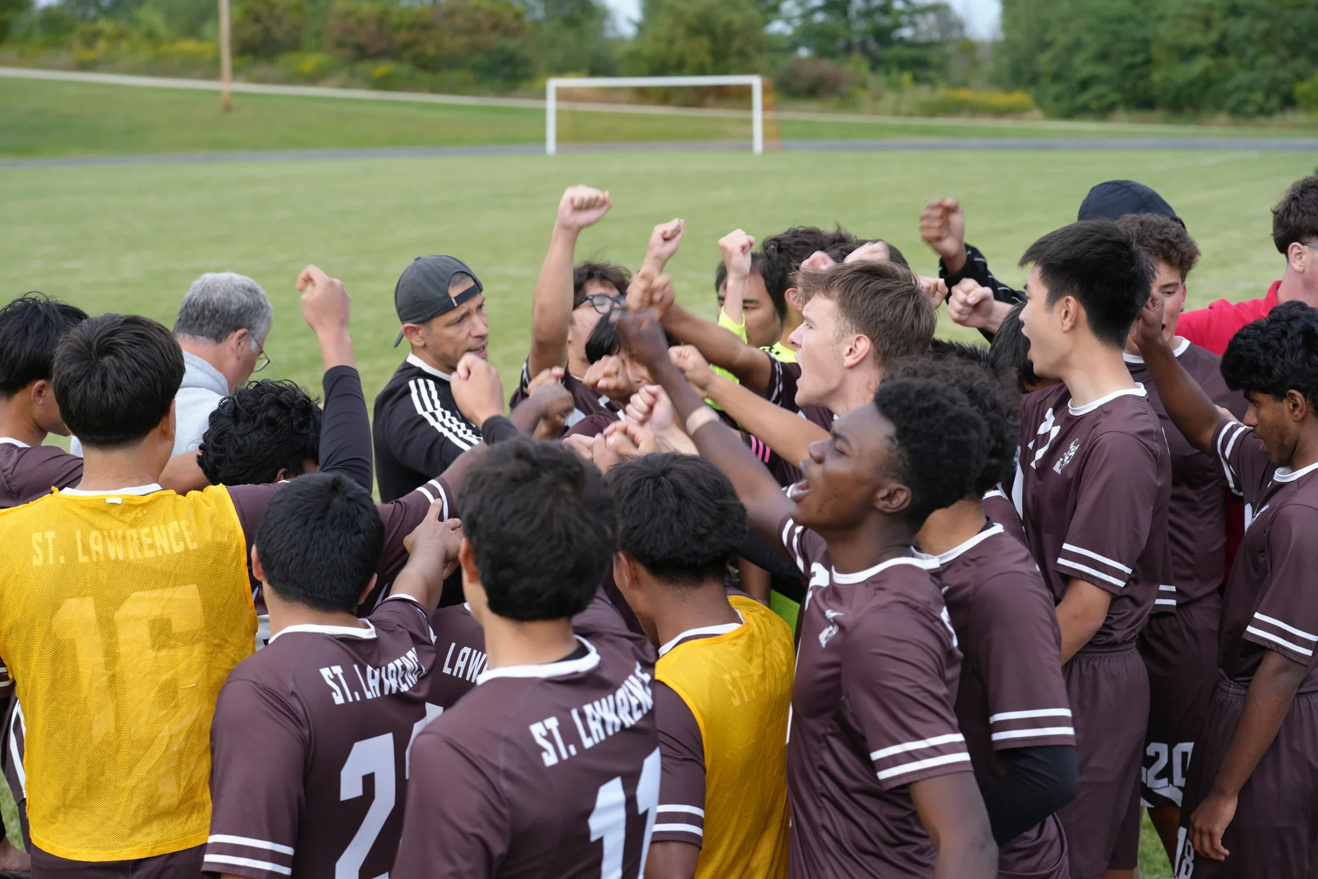 student soccer team win