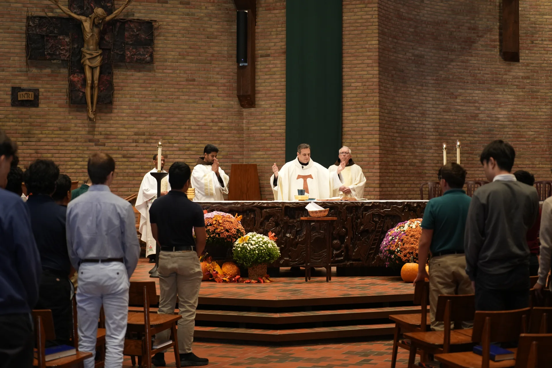 Mass at St. Lawrence Seminary High School 