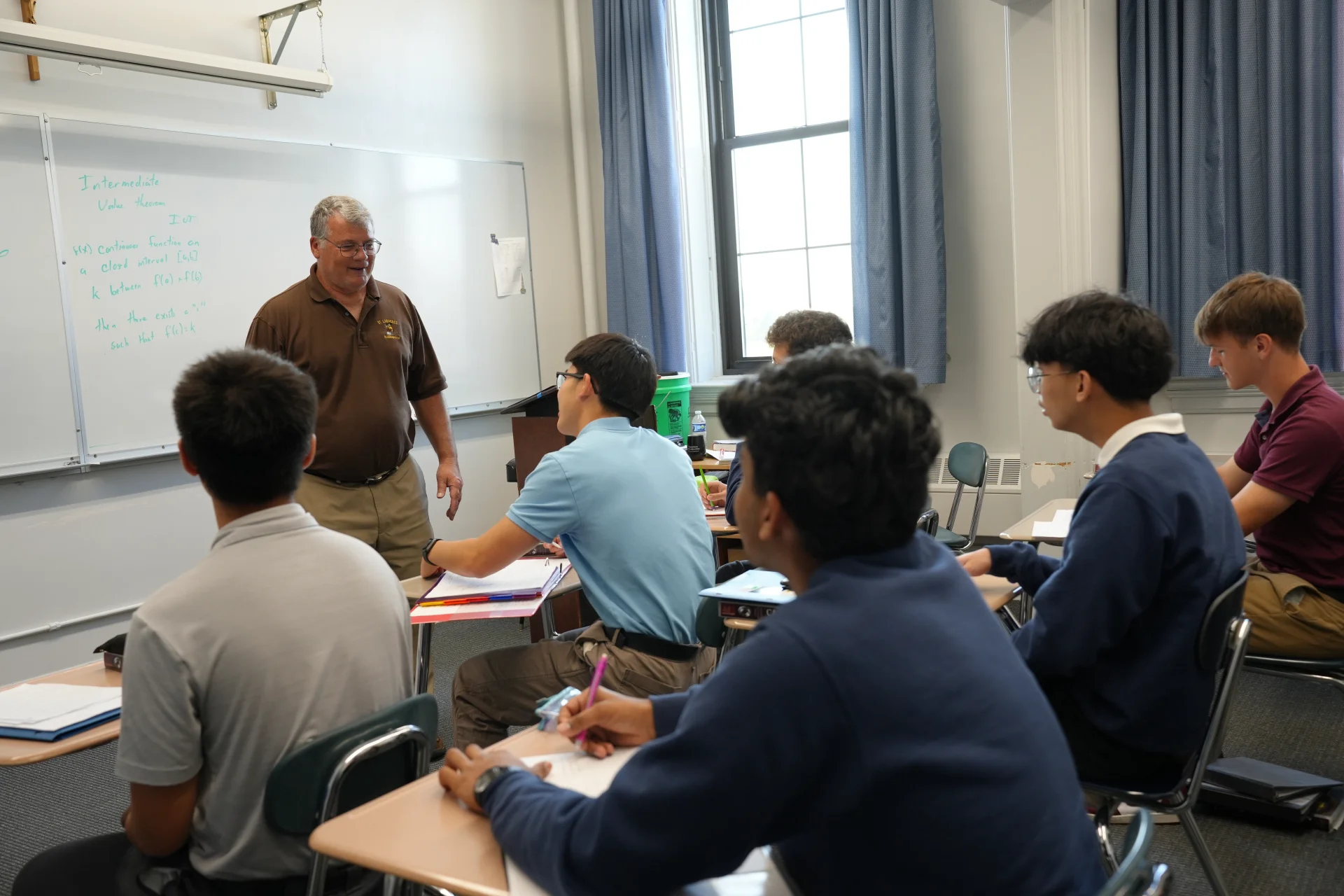 SLS students in calculus class