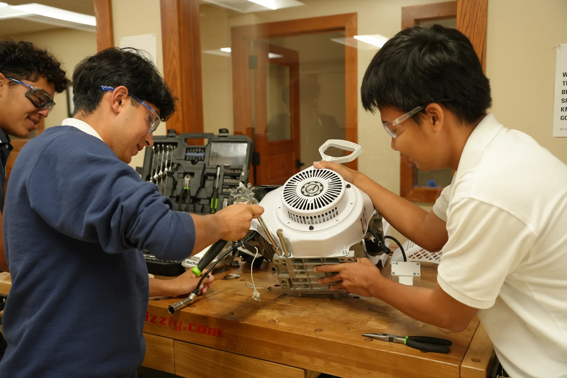 Tech ed classes at St. Lawrence Seminary High School