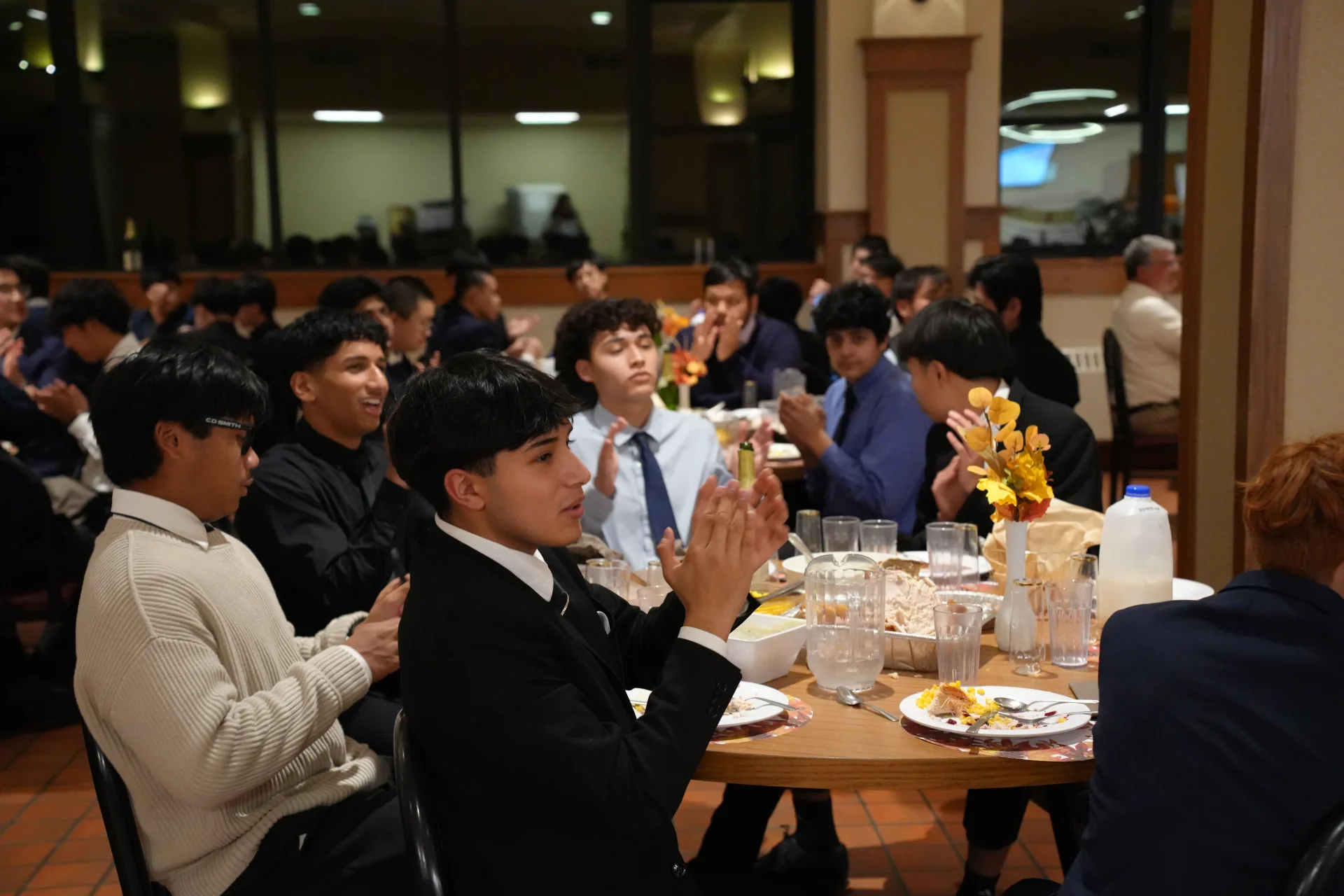 SLS student at Thanksgiving Banquet