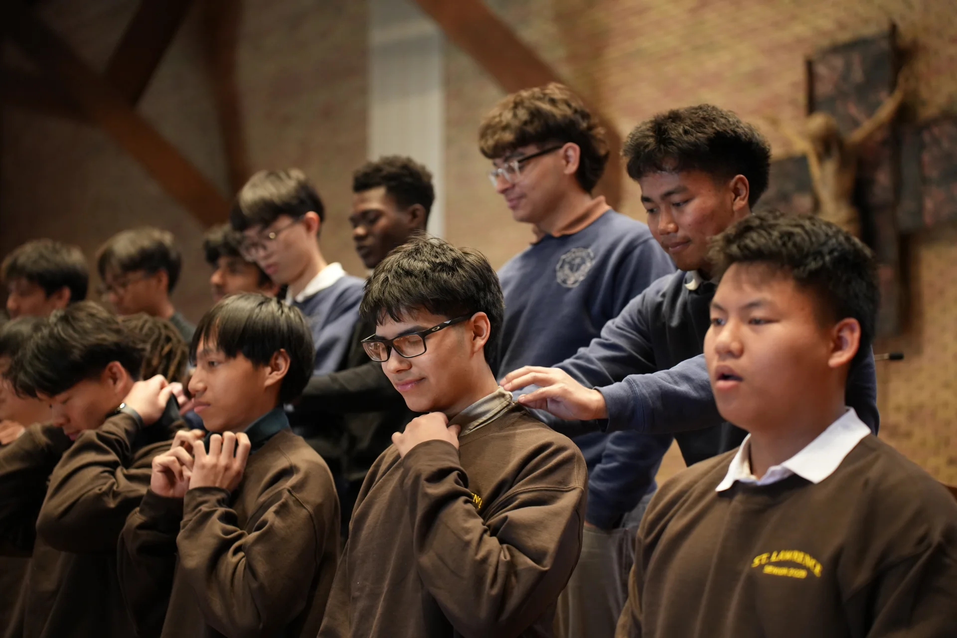 Mentorship program at St. Lawrence Seminary High School