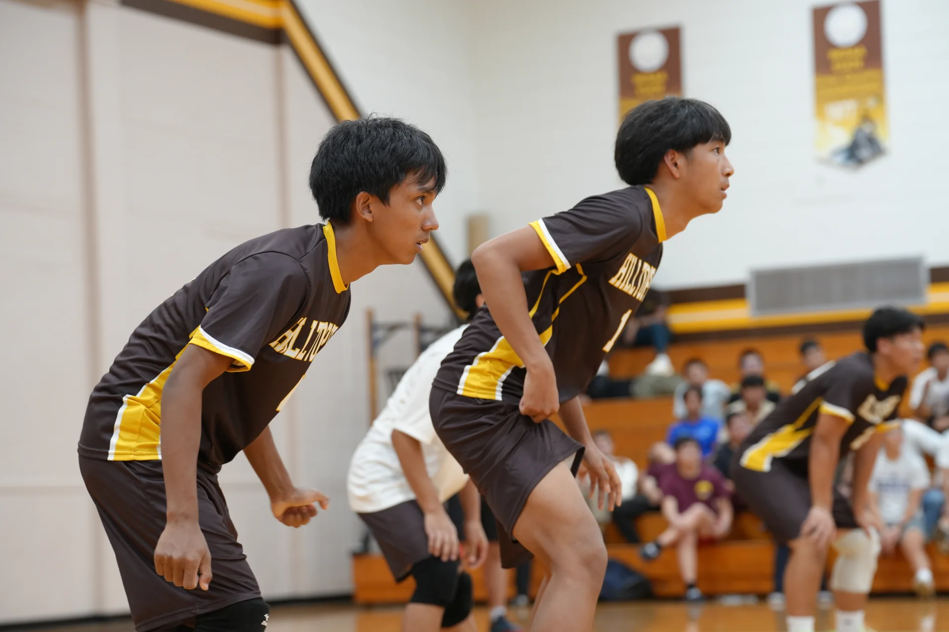 Volleball player at St. Lawrence Seminary