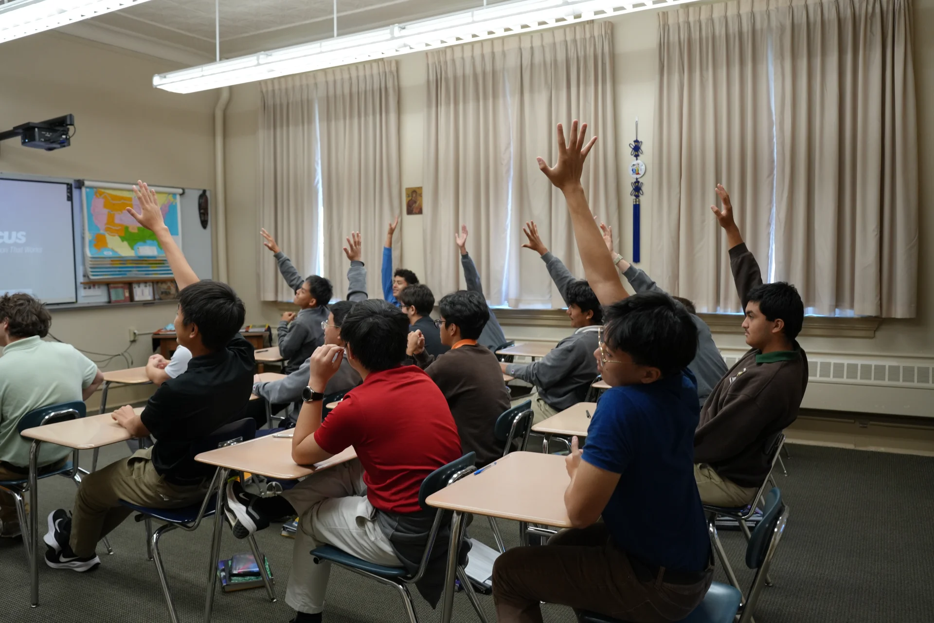 Boy centered learning at St. Lawrence Seminary High School