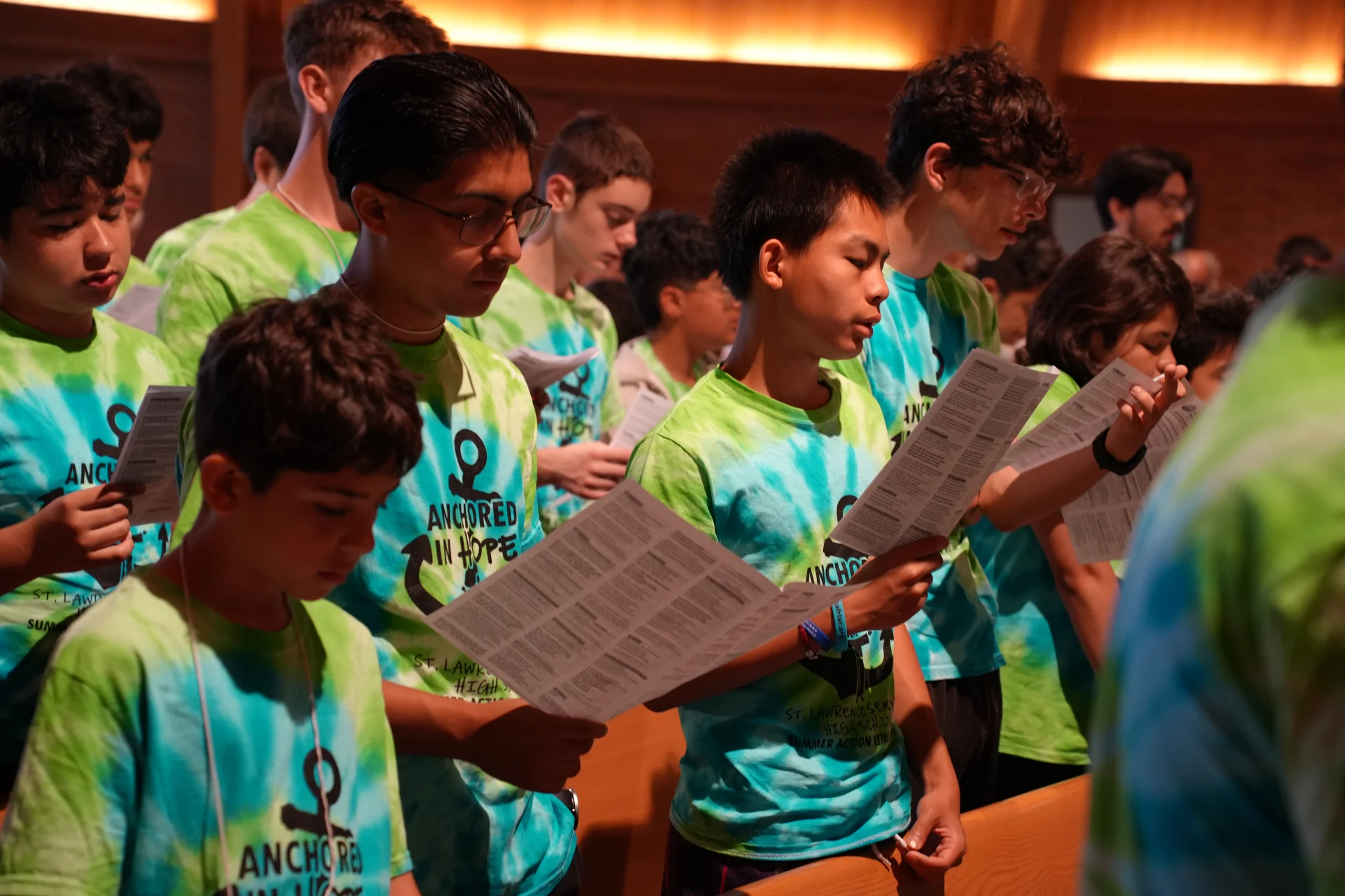 Summer Action Retreat at St. Lawrence Seminary High School